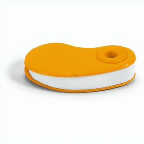 SIZA. Weißes Radiergummi aus TPR mit farbiger PP-Schutzhülle