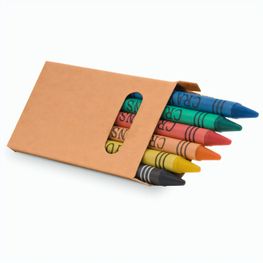 Produktabbildung EAGLE. Schachtel mit 6 Wachsmalstiften EAGLE. Schachtel mit 6 Wachsmalstiften