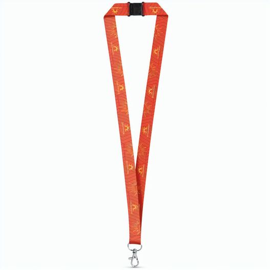 BRISTOL. SET Lanyard SUBLIMATION Long II (20 mm) mit 20 mm Karabinerhaken und Sicherheitsverschluss (Bild 1)