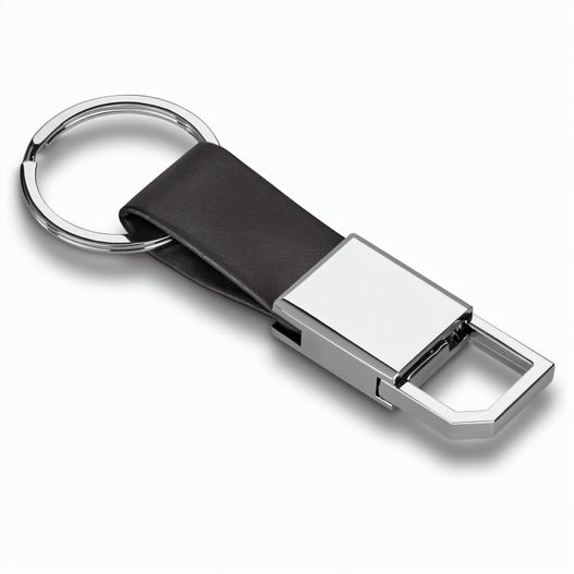 Produktabbildung BOURCHIER. Schlüsselanhänger aus PU und Metall BOURCHIER. Schlüsselanhänger aus PU und Metall (Bild 1)