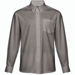 THC TOKYO. Oxford-Hemd mit langen Ärmeln für Männer