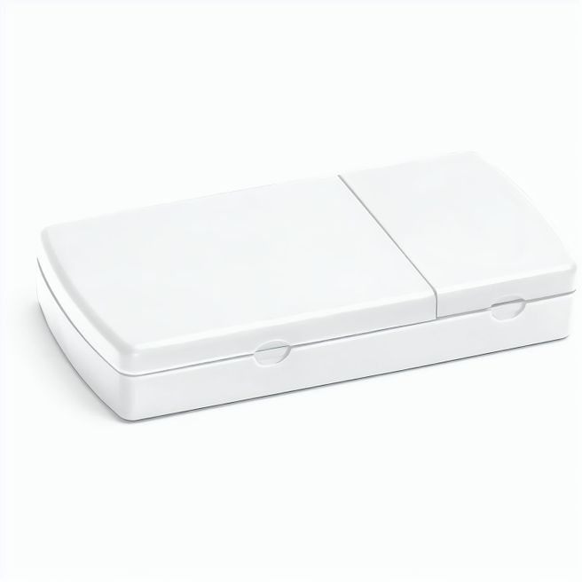 Produktabbildung NERO. Tablettenbox mit 2 Fächern NERO. Tablettenbox mit 2 Fächern