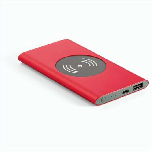 Produktabbildung CASSINI. Powerbank 4'000 mAh mit 5W wireless Ladegerät aus Recyceltes Aluminium (100 % rAL) CASSINI. Powerbank 4'000 mAh mit 5W wireless Ladegerät aus Recyceltes Aluminium (100 % rAL) (Bild 1)