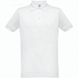 THC BERLIN WH. Kurzärmeliges Herren-Poloshirt. Farbe Weiß