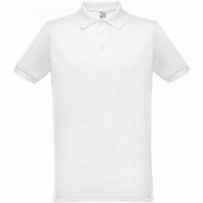 THC BERLIN WH. Kurzärmeliges Herren-Poloshirt. Farbe Weiß