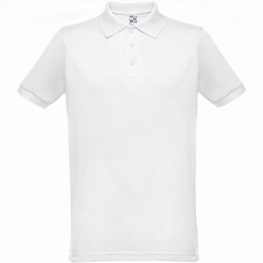 THC BERLIN WH. Kurzärmeliges Herren-Poloshirt. Farbe Weiß (Bild 1)