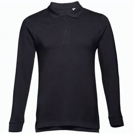Produktabbildung THC BERN. Langarm-Poloshirt für Herren aus kardierter Baumwolle THC BERN. Langarm-Poloshirt für Herren aus kardierter Baumwolle