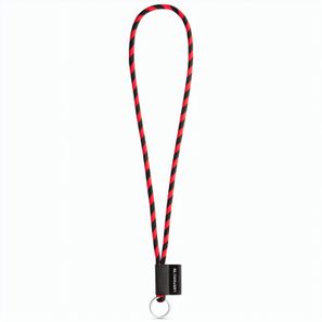 75093. SET Lanyard TUBE Lang (Ø 7 mm) mit Ring Ø 32 mm