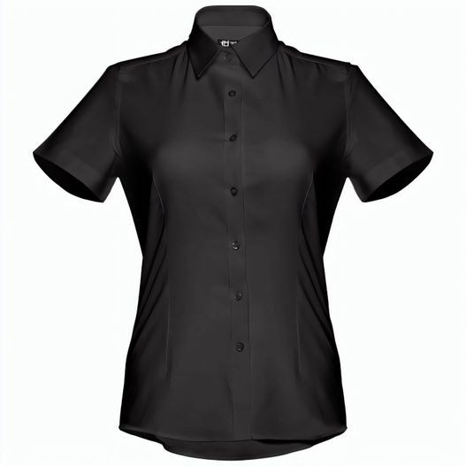 THC LONDON WOMEN. Kurzärmeliges Oxford-Hemd für Damen (Bild 1)