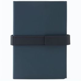 SANDERSON. A5 Notizbuch aus PU (50% recycelt) mit zwei Blöcken: linierte Seiten und unlinierte Seiten