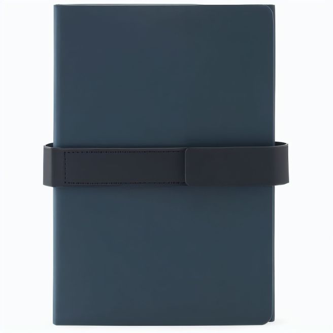 Produktabbildung SANDERSON. A5 Notizbuch aus PU (50% recycelt) mit zwei Blöcken: linierte Seiten und unlinierte Seiten SANDERSON. A5 Notizbuch aus PU (50% recycelt) mit zwei Blöcken: linierte Seiten und unlinierte Seiten
