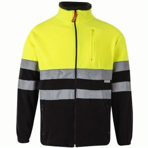 VL EROS. Zweifarbige Fleecejacke (280g/m²), aus Polyester (100%)