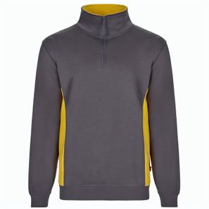 VL SVAROG. Zweifarbiges Frottee-Sweatshirt (260 g/m²), aus Polyester (65 %) und Baumwolle (35 %)