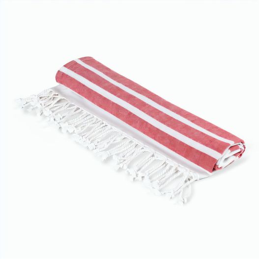 Produktabbildung SARDENHA. Strandtuch aus Baumwolle (70% recycelt) und Polyester (30% recycelt) (180 g/m²) SARDENHA. Strandtuch aus Baumwolle (70% recycelt) und Polyester (30% recycelt) (180 g/m²) (Bild 1)