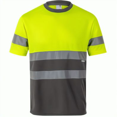 VL BRAHMA LARGE. Zweifarbiges technisches T-Shirt mit Bird-Eye-Design (140 g/m²), aus Polyester (100%)