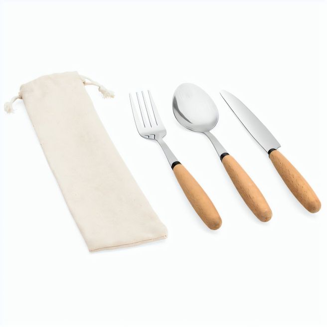 BOULUD. 3-teiliges Set aus Akazienholz