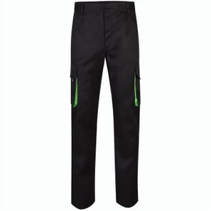 VL HYPNOS. Zweifarbige Twill-Hose mit mehreren Taschen (200 g/m²), aus Baumwolle (35 %) und Polyester (65 %)
