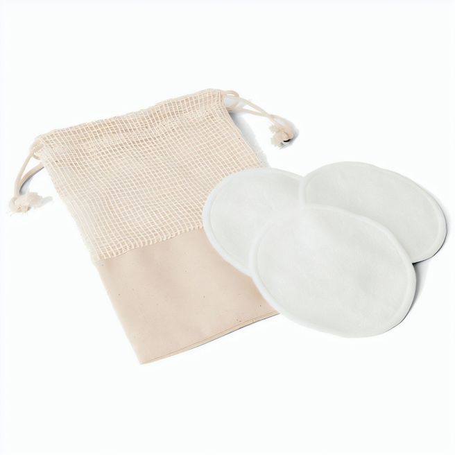 ELISE. Set mit 3 waschbaren und wiederverwendbaren Gesichtsreinigungspads