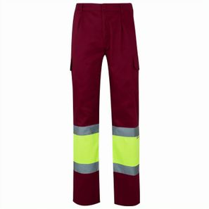 VL POSEIDON LARGE. Zweifarbige Twill-Hose mit mehreren Taschen (210 g/m²), aus Baumwolle (20%) und Polyester (80%)