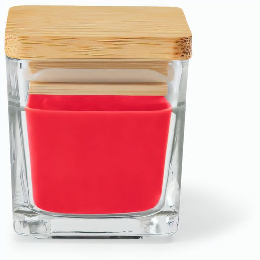 ESSENCE. Duftkerze, 50 g, im Glasbecher mit Bambusdeckel (Bild 1)