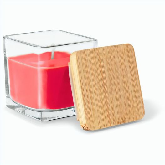 ESSENCE. Duftkerze, 50 g, im Glasbecher mit Bambusdeckel (Bild 1)