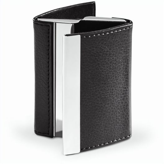 LONE. Doppelter Kartenhalter aus Metall und PU (Bild 1)