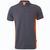 VL SUPAY. Zweifarbiges Piqué-Poloshirt (180 g/m²), kurzärmelig, aus Baumwolle (60%) und Polyester (40%)