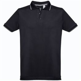 Produktabbildung THC ROME. Zweifarbiges Baumwoll-Poloshirt für Herren THC ROME. Zweifarbiges Baumwoll-Poloshirt für Herren
