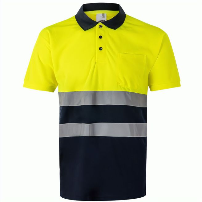 VL FORTUNA. Poloshirt (140g/m²) im Bird-Eye-Design mit kurzen Ärmeln, aus Polyester (100%)