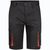 VL HEMERA. Zweifarbige Stretch-Bermudashorts mit mehreren Taschen (240 g/m²) aus Baumwolle (46 %), EME (38 %) und Polyester (16 %)