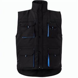 VL NERGAL. Steppweste, zweifarbig, mit mehreren Taschen (120g/m²), aus Polyester (100%)