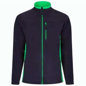 VL GERAS. Zweifarbige Fleecejacke (220g/m²) aus Polyester (100%)