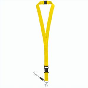 MURRAY. Lanyard aus Polyester (20 mm) mit einem Schlüsselband