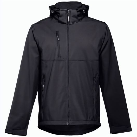 THC ZAGREB. Herren-Softshell-Jacke aus Polyester und Elastan (Bild 1)