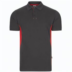 VL SUPAY. Zweifarbiges Piqué-Poloshirt (180 g/m²), kurzärmelig, aus Baumwolle (60%) und Polyester (40%)