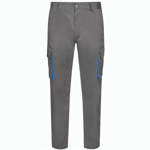 VL HYPNOS. Zweifarbige Twill-Hose mit mehreren Taschen (200 g/m²), aus Baumwolle (35 %) und Polyester (65 %) (Bild 1)
