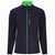 VL GERAS. Zweifarbige Fleecejacke (220g/m²) aus Polyester (100%)
