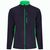 VL GERAS. Zweifarbige Fleecejacke (220g/m²) aus Polyester (100%)
