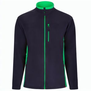 VL GERAS. Zweifarbige Fleecejacke (220g/m²) aus Polyester (100%)