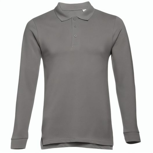 THC BERN II. Langarm-Poloshirt für Herren aus kardierter Baumwolle (Bild 1)