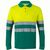 VL PLUTO LARGE. Zweifarbiges Piqué-Poloshirt (150g/m²) mit langen Ärmeln, aus Baumwolle (55%) und Polyester (45%)