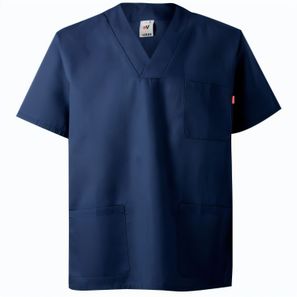 VL ILLAPA. Tunika aus Twill (190g/m²) mit kurzen Ärmeln, aus Polyester (65%) und Baumwolle (35%)