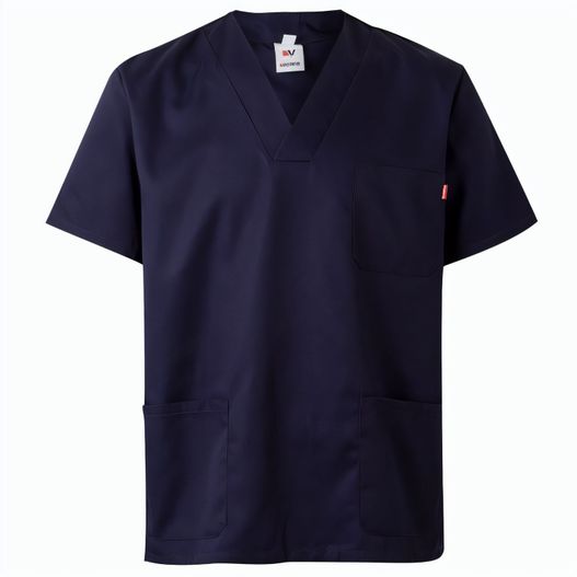 VL ILLAPA. Tunika aus Twill (190g/m²) mit kurzen Ärmeln, aus Polyester (65%) und Baumwolle (35%) (Bild 1)