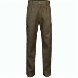 VL AINE. Hose aus Twill mit mehreren Taschen (190 g/m²), aus Baumwolle (20%) und Polyester (80%)