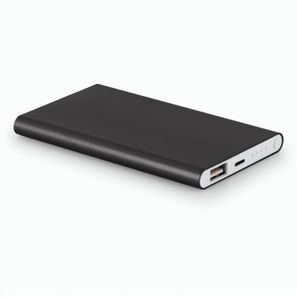 MARCET. Powerbank Slim 4'000 mAh aus Recyceltes Aluminium (100% rAL) und Recyceltes ABS (100% rABS)