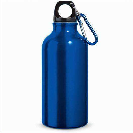 Produktabbildung LANDSCAPE S. Aluminium-Sportflasche mit Karabiner 400 ml LANDSCAPE S. Aluminium-Sportflasche mit Karabiner 400 ml (Bild 1)