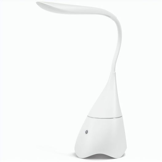 GRAHAME. Tragbare Schreibtischlampe mit Lautsprecher und 5 Stunden Akkulaufzeit aus Recyceltes ABS (100% rABS) (Bild 1)