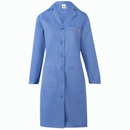 VL RAMA. Langärmeliger Kittel (175 g/m²), aus Baumwollköper (35 %) und Polyester (65 %)