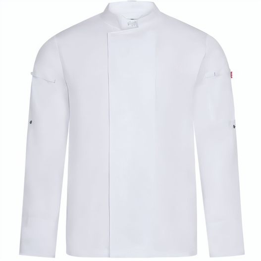 VL AGNI. Kochjacke Unisex (190 g/m²), aus Baumwolle (35 %) und recyceltem Polyester (65 %) (Bild 1)