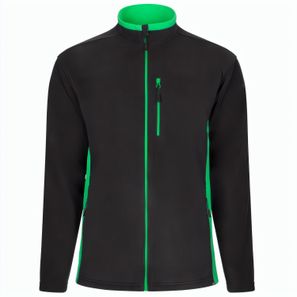 VL GERAS. Zweifarbige Fleecejacke (220g/m²) aus Polyester (100%)